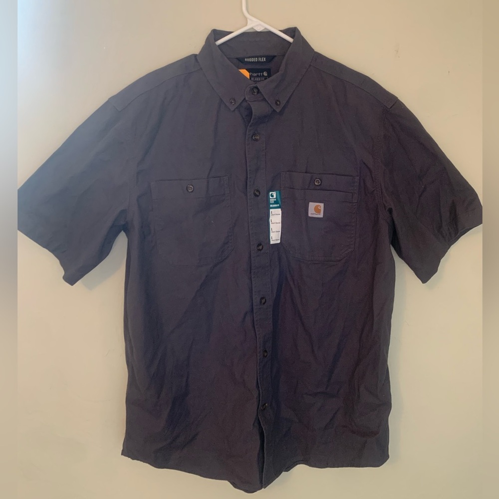 Carhartt Men's Black Rugged Flex Shirt